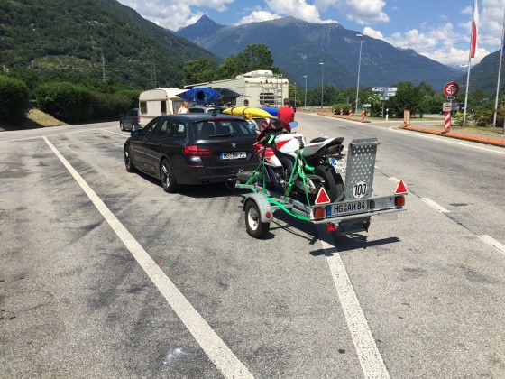 Rückreise aus Italien mit defekter LiMa